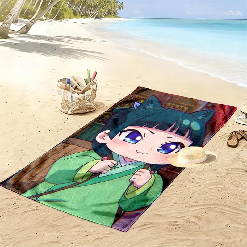 The Apothecary Diaries 2D Flat Print Beach Towel, Large Soft Quick Dry Towel for Beach Camping Swimming.NSTJ0928415