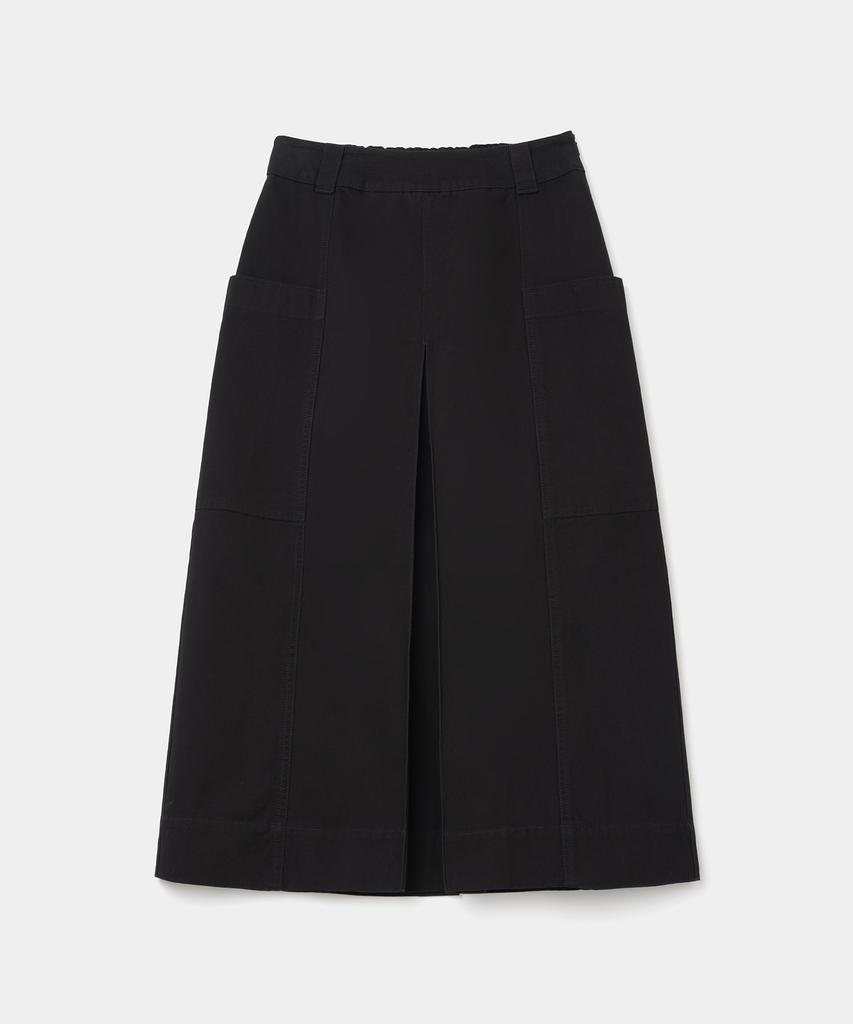 Uniform Bridge Pocket Long Skirt(Womens) Black