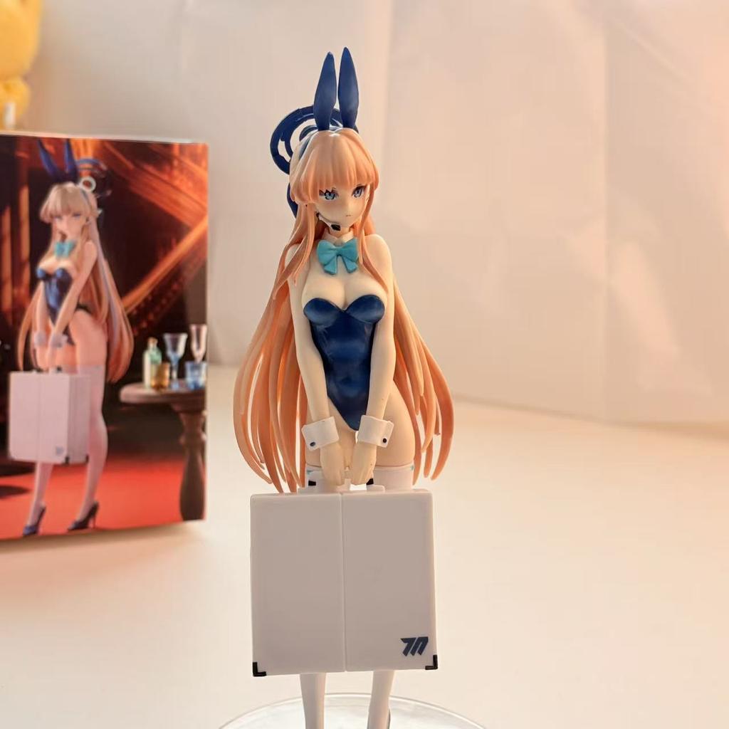 23cm Blue Archive Anime Girl Figure - Bunny Girl Figure, Figurine, Sexy Model Doll, Toy Gift, Collectible Decoration