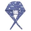 Adjustable With Sweatband Men Women Pure Colour Bouffant Hat Cotton Hats Surgical Scrub Cap