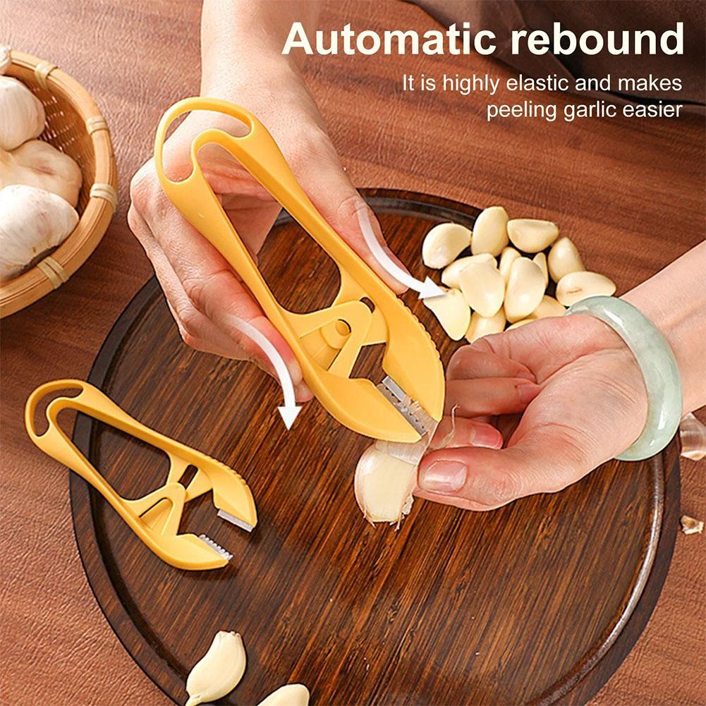 Manual Garlic Peeling Device Garlic Peeling Tool Household Garlic Peeling And Peeling Device Kitchen Accessories Tools 1/3/5PCS