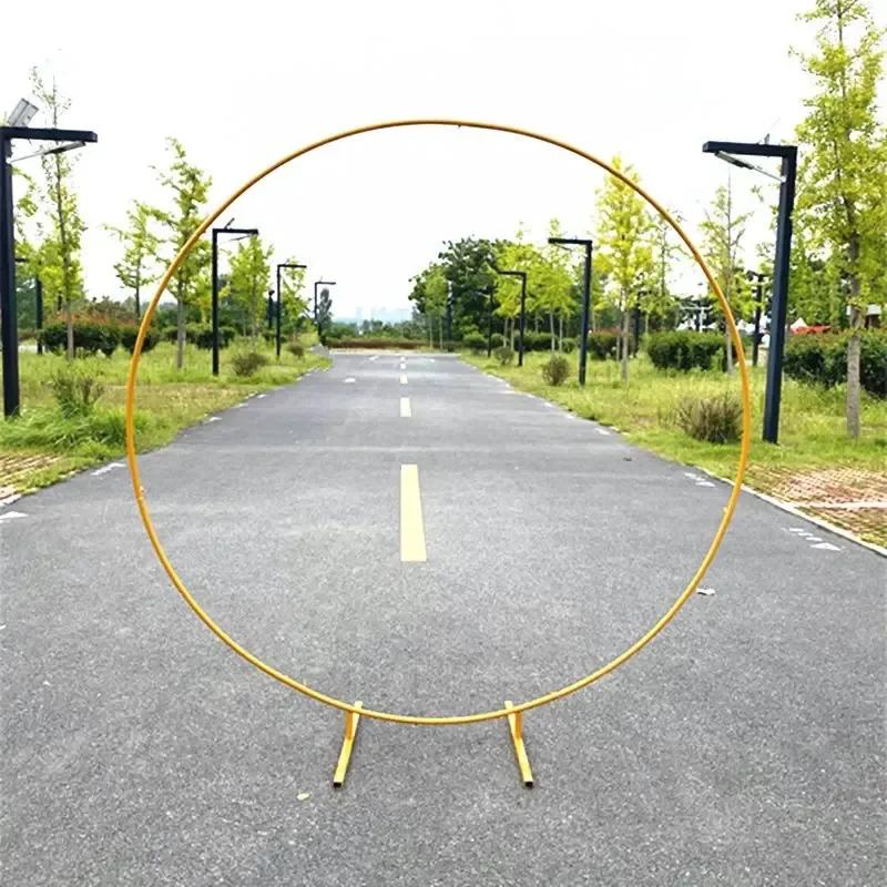 2025 Hot Metal Wedding Arche Iron Ring Balloon Arch Bracket, Wedding Props Holiday Outdoor Wedding Decoration Ornaments