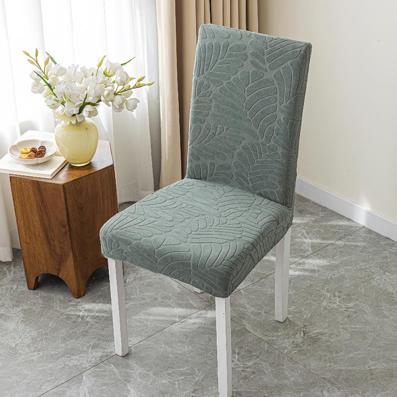New Thickened Chair Cover Cushion Set Dining Table Backrest Integrated Chair Cover Fabric Anti-fouling and Dustproof