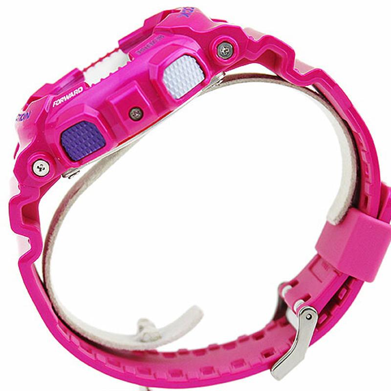 Casio LCD/Pointer Dual Display Series Waterproof Fashion Sports Quartz Movement Resin Strap Japanese and Korean Watch Women's Watch GA-110MC-4A