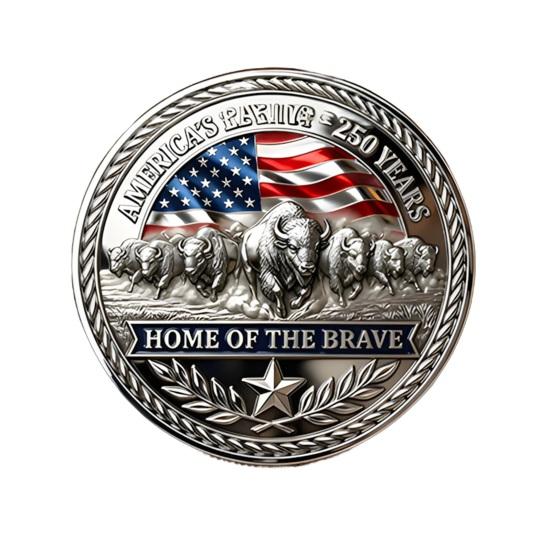USA Utmaningsmynt Metall Dubbelsidig US Minnesmynt Samlarobjekt Minnessak för Samlare