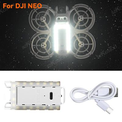 For DJI NEO Drone Landing Gear Night Light Luminous Tripod Snap Design Built-in Battery Rechargeable Lamp For DJI Neo