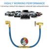 Car Air Conditioner Tools Freon R134a Open Valve Charging Pipe Air Conditioning Recharge Hose Car Refrigerant Charging Pipe