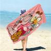 1Pc Garfield'S Hug Adventure Beach Towel Microfiber Beach Towel Thin Absorbent For Beach Swimming Yoga Bath Sports 091773