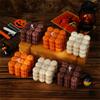 Halloween Cranium Hexahedron Pumpkin Aromatherapy Candle Handmade Cranium Candle Ornaments