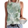 Summer Colorful Butterfly Floral 3D Print Tank Tops Women Streetwear Y2k Oversized Vest Off Shoulder Sleeveless Woman Camisole