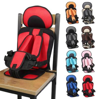 Kids Car Seat Cushion with Adjustable Straps Ergonomic Auto Children Safety Seat Portable Foldable Golf Cart Baby Seat Mat