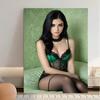 Modern Home Decor Canvas Print Set Framed Black Lingerie Woman Portrait Wall Art for Living Room Bedroom
