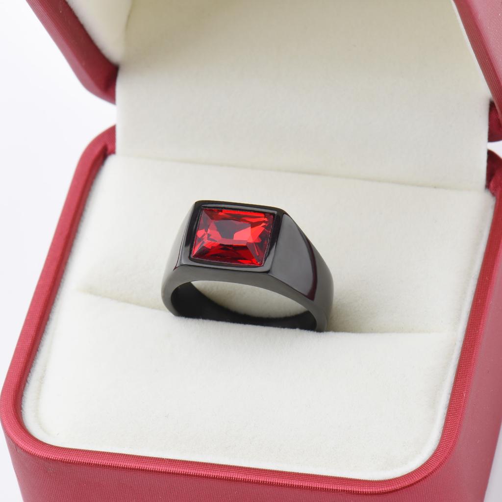 R3363 1 Stück Herren/Damen Zirkon Stil Hochzeit Titanstahlring, Herren 316L Edelstahl leicht und kompakt Ringe