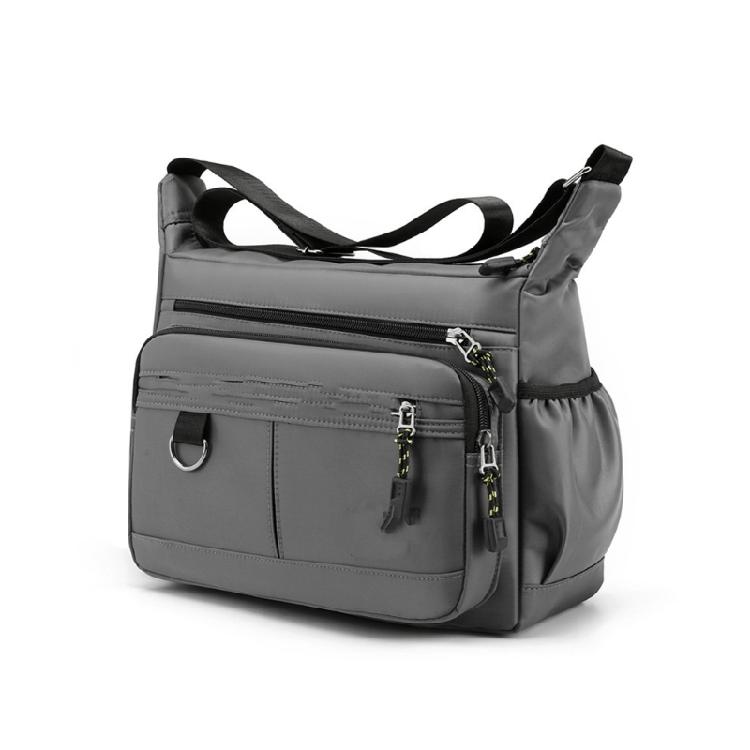 Oxfords Toted Bag for Men Shoulder Crossbody Handbag with Multi Pockets Zipper for Work Office Travel and Daily Use