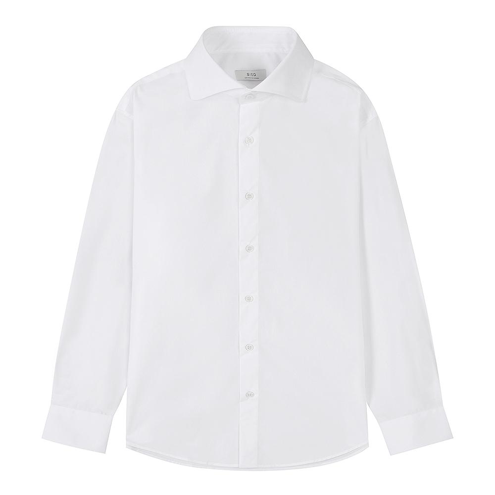 SIEG Wearever Horizontal Dress Shirt White (Pibaa5661)