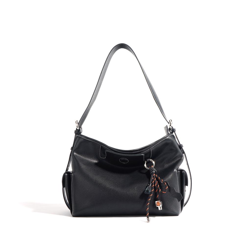 Rindsleder Premium Bucket Bag Weiches Leder Schulter Unterarmtasche Mode Vielseitige Messenger Bag Pendler