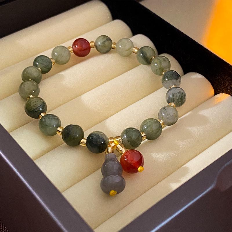 Elegant Chinese Vintage-Inspired Beaded Bracelet: Modern Luxury Women’s Jewelry