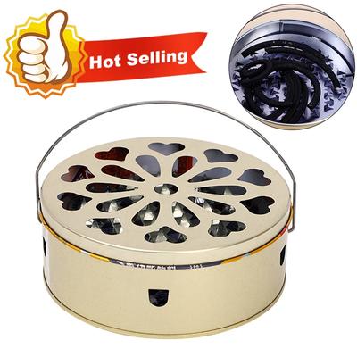 Portable Camping Mosquito Coil Tray Holder Home Insect Repellent Anti-fire Sandalwood Incense Burner Box Anti-Mosquito Supplies