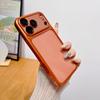 Matte Plating Frame Slim PC Bumper Phone Case For iPhone 17 Air 16 15 Pro Max Lens Film Protection Translucent Hard Back Cover