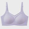 Adjustable Gathered Support Wireless Bra with Soft Jelly Strips