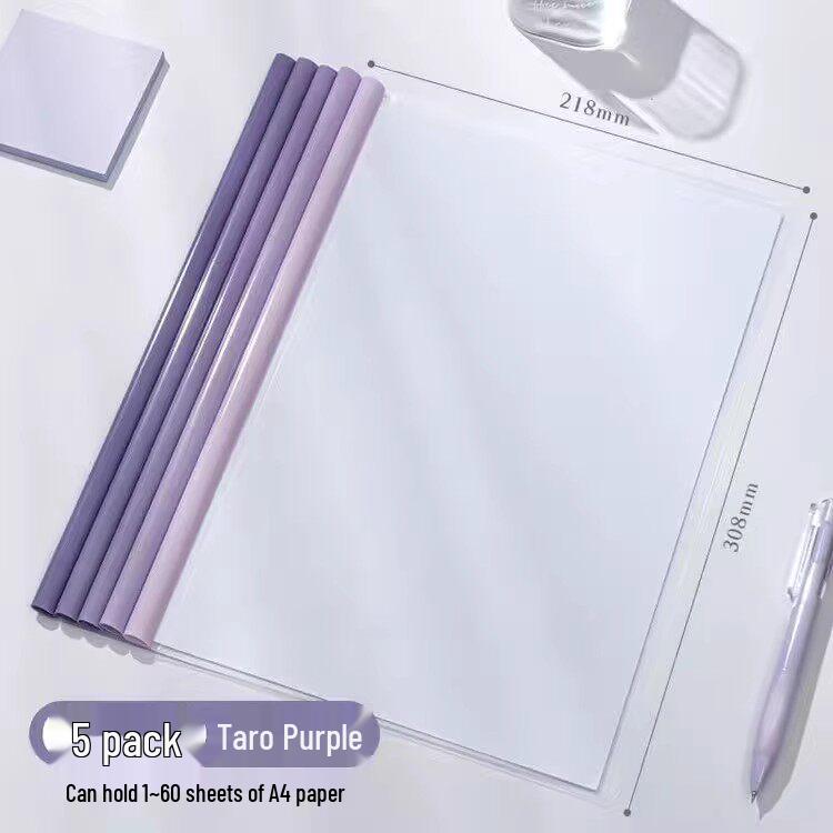 A4 Transparante Klemmap voor Kantoor- en Studentenopslag