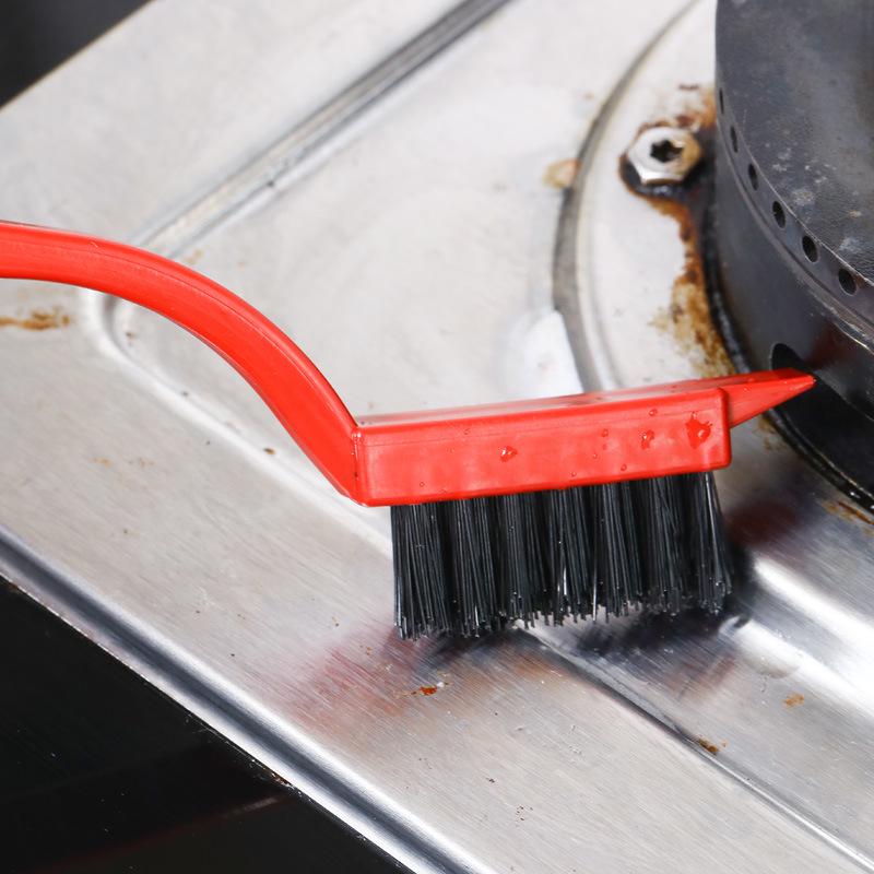 Long Handle Gas Stove Cleaning Brush - Multifunctional Copper Wire Tool for Kitchen & Range Hood Oil Stains