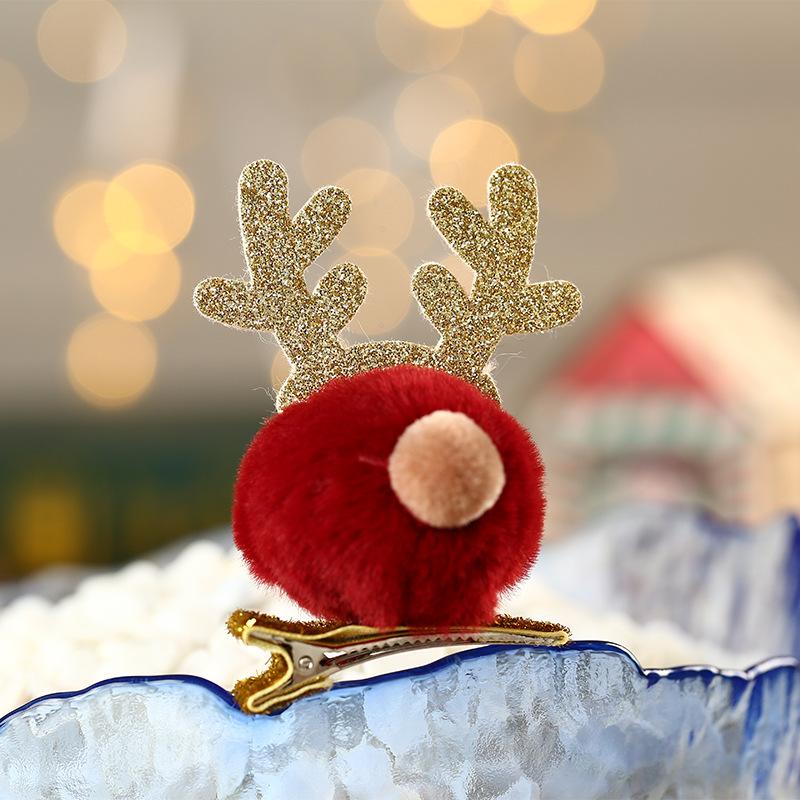 Weihnachtsdekorationen Geweih Haarspangen Haarspangen Weihnachtsgeschenke Kopfschmuck Kinder Kindergeschenke Kleine Geschenke