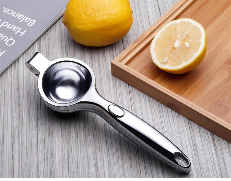 Ruční odšťavňovač citronu Zinková slitina Ocel Odšťavňovač pomeranče Odšťavňovač ovocné šťávy Lis na citrusy Rukojeť lisu Multifunkční nástroj