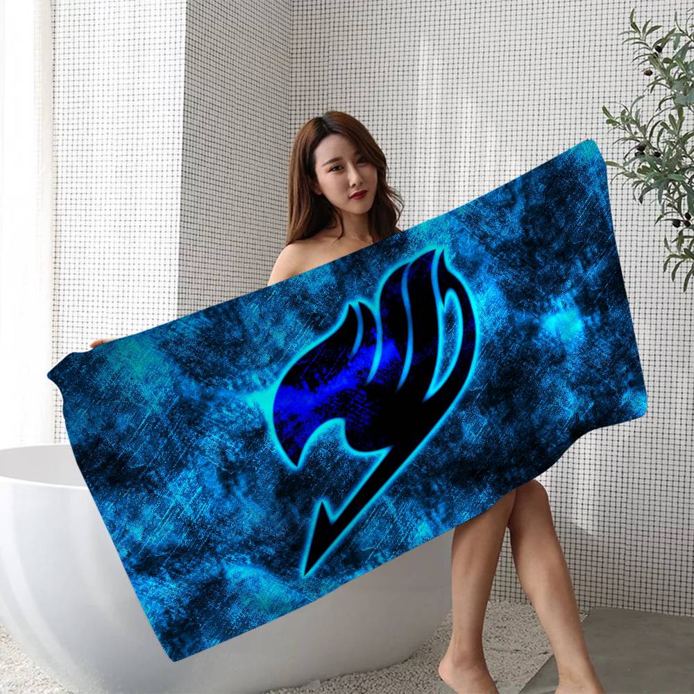 Fantasy Anime F-Fairy T-Tail Big Microfiber Beach Towels Quick Dry Towel Sand Beach Towels Pool Towel for Travel Swim Pool Yoga