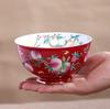 High-Temperature Underglaze Porcelain Longevity Bowl with Chopsticks and Spoon - Ideal Gift for 80th Birthday