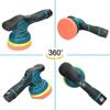 Cordless Eccentric Car Polisher with 8 Adjustable Speeds, Multi-Function Metal Waxing and Wood Grinding Rust Remover