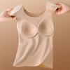 Seamless Shoulder Pad Warm Vest U-neck Underwear for Women Right-angle Shoulder Vest  Body Shaping