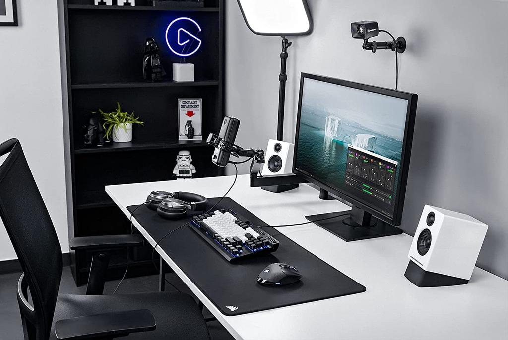 Elgato Wall Mount Arm, Wall Mount, Multi-Mount Modular Rig for Wall Installation, 14" Screw, Lighting, Webcam, Microphone Mount, for Streaming, Video