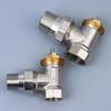 DN15 DN20 Brass Thermostatic Regulating Angle Valve High Precision Temperature Control for Residential Bathroom Plumbing Renovation