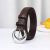 Simple And Fashionable Versatile Light Luxury First-Layer Cowhide Needle Buckle Belt Women'S Leather High-End Casual Pants Belt Women'S Trendy