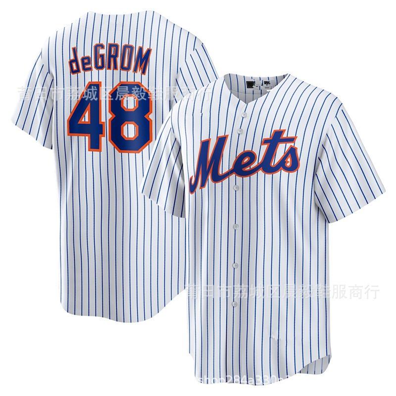 New York Mets Baseball Jersey Fan Apparel Cotton Blend Unisex Sportswear Fall Winter