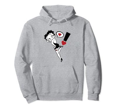 Betty Boop Ausrufezeichen Herz Hoodie