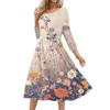 Women's Fashionable Floral Butterfly Loose Dress