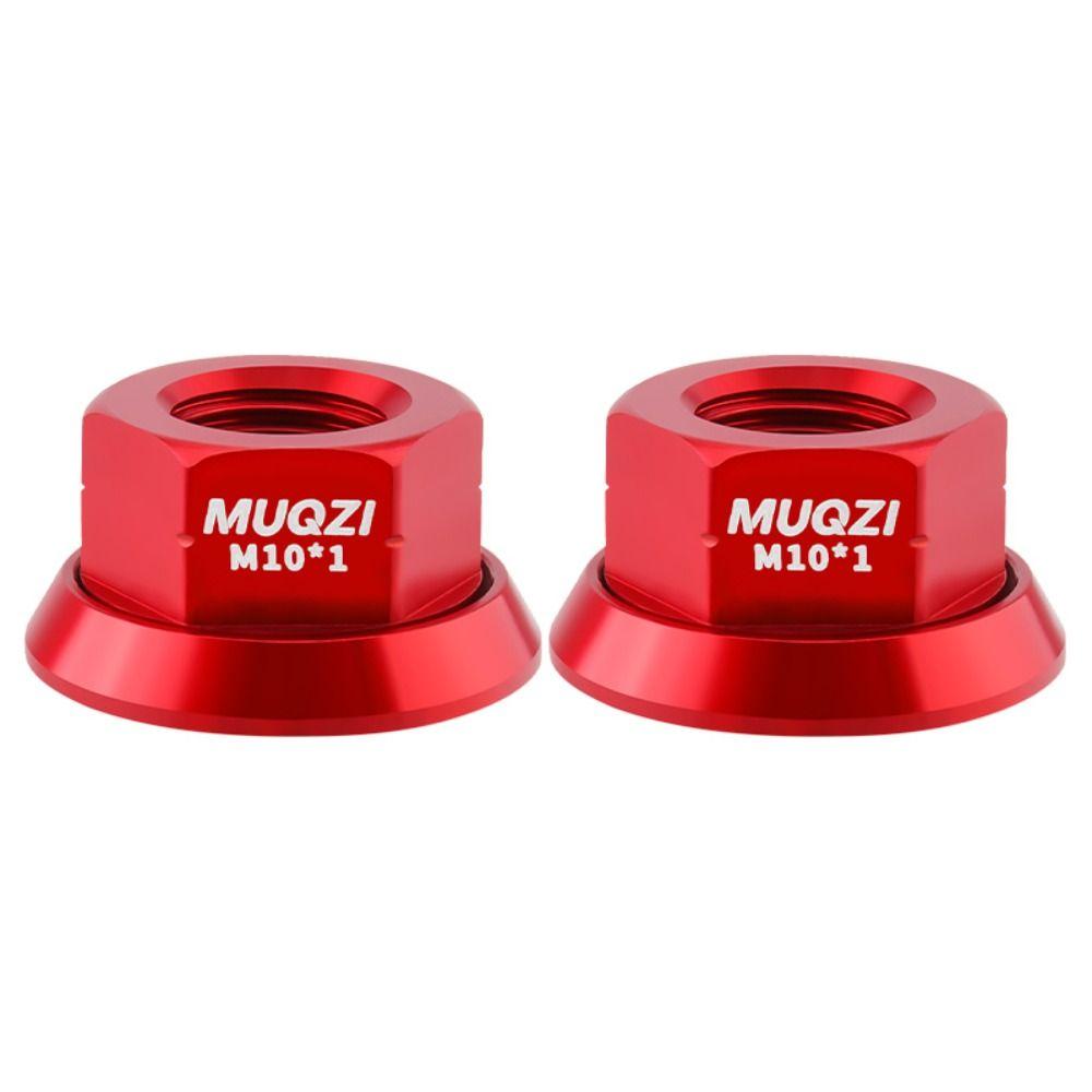 2pcs High Strength Rear Axle Screw Aluminum Zinc Zinc Alloy Bike Accessories Bicycle Hub Nut Cycling