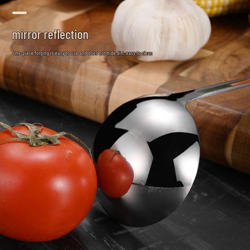 Stainless Steel Soup Spoon Ladle with Colander for Household or Restaurant Use