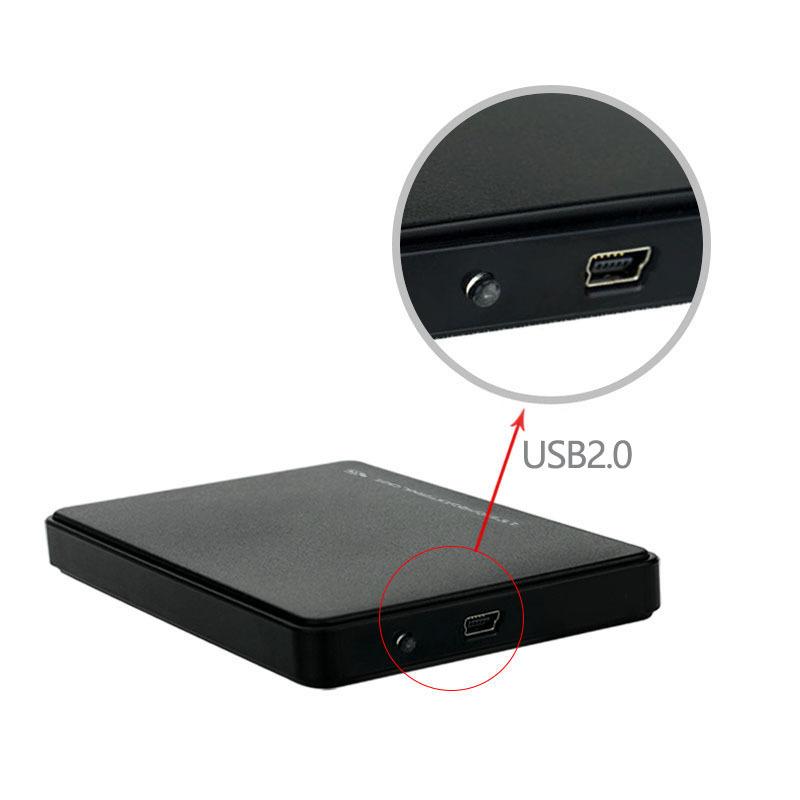 2.5 Inch Usb2.0 Sata External Hard Drive Case Tool Free 7Mm/9.5Mm Hdd/Ssd Enclosure For Laptop Accessories