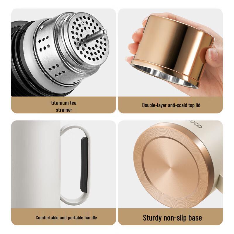 TAFUCO ZHEN Series 1L Thermal Desktop Pot with Mechanical Temp Display