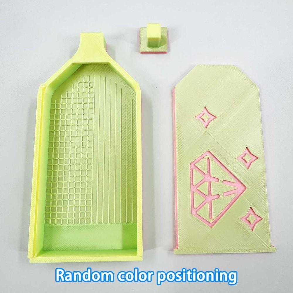 Multi-Color Diamond Painting Tray Kits DIY Craft Art Dot Drill Tray  for Nail Art