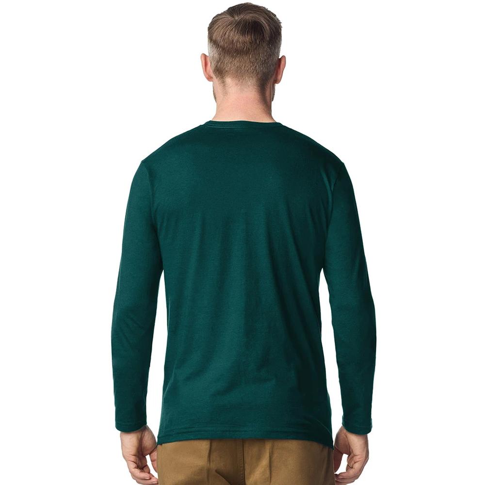 Gildan Unisex Adult Softstyle Plain Long-Sleeved T-Shirt