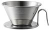 Wave Series Coffee Dripper Stainless Keeps Water Handcrafted by Tsubame This Dripper Is Made In Japan and Serves This Dripper Is Perfect for