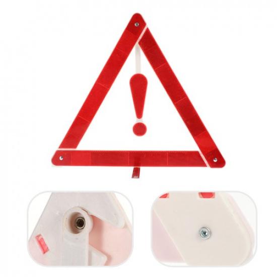 2pcs Auto Warning Sign Road Safety Kit Car Folding Triangle Safety Tripod