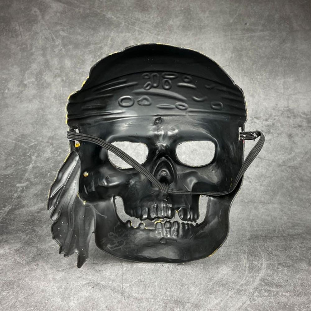Masquerade Funny Ghost Mask Silver/golden Prom Mask Performance Pirate Skull Mask  Valentine's Day