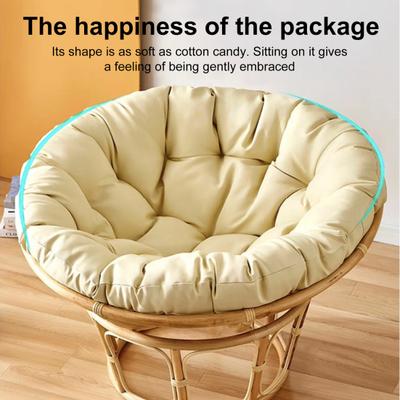 Round Cushion for Hanging Egg Chair Stuffed Hammock Seat Cushion Rocker Chair Pad for Patio Garden Swing Chairs