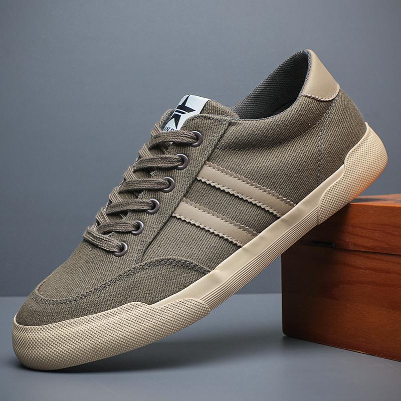 Fashion 2024 New Hot Breathable Autumn Fashion Men Canvas Shoes Patchwork High Quality Spring Male Casual Sneakers Spring Casual Shoes