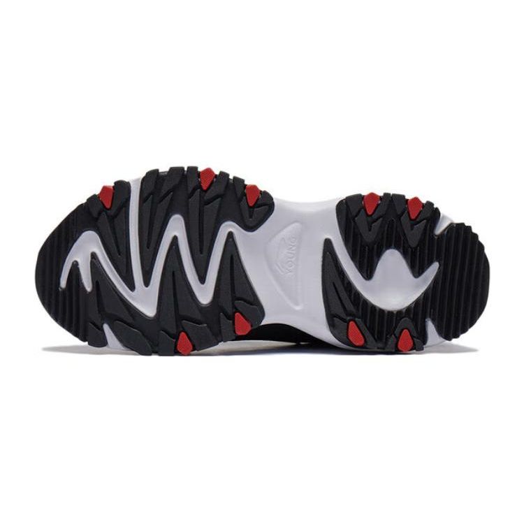 Li Ning Kids Qi Yue Versatile Anti-Kick Shock Absorbing Wear-Resistant Casual Shoes Kids Casual Shoes Black Gray YKCT156-1